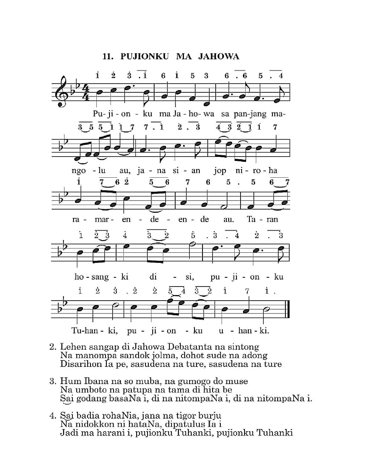 BEAM NO 11 TAPUJI MA JAHOWA PARASI ROHA I