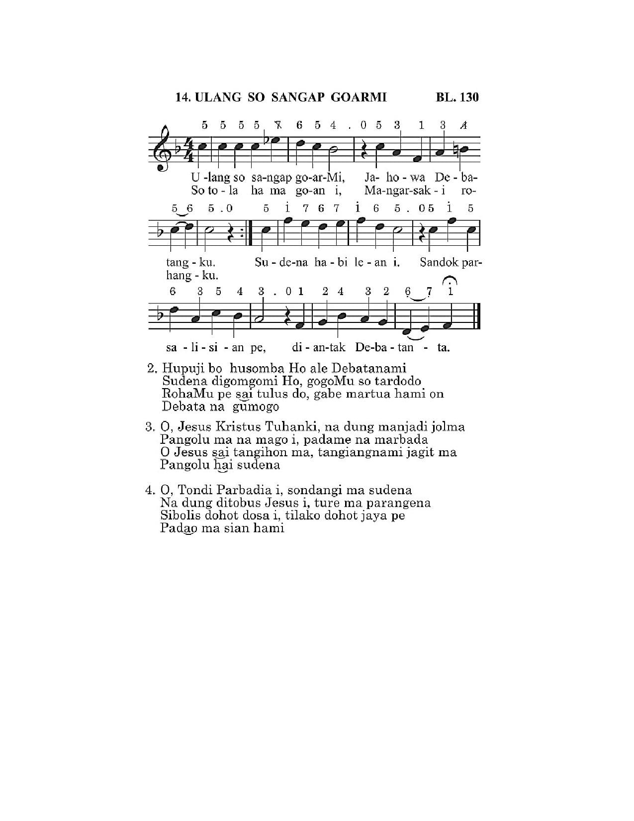 BEAM NO 14 ULANG SO SANGAP GOARMI