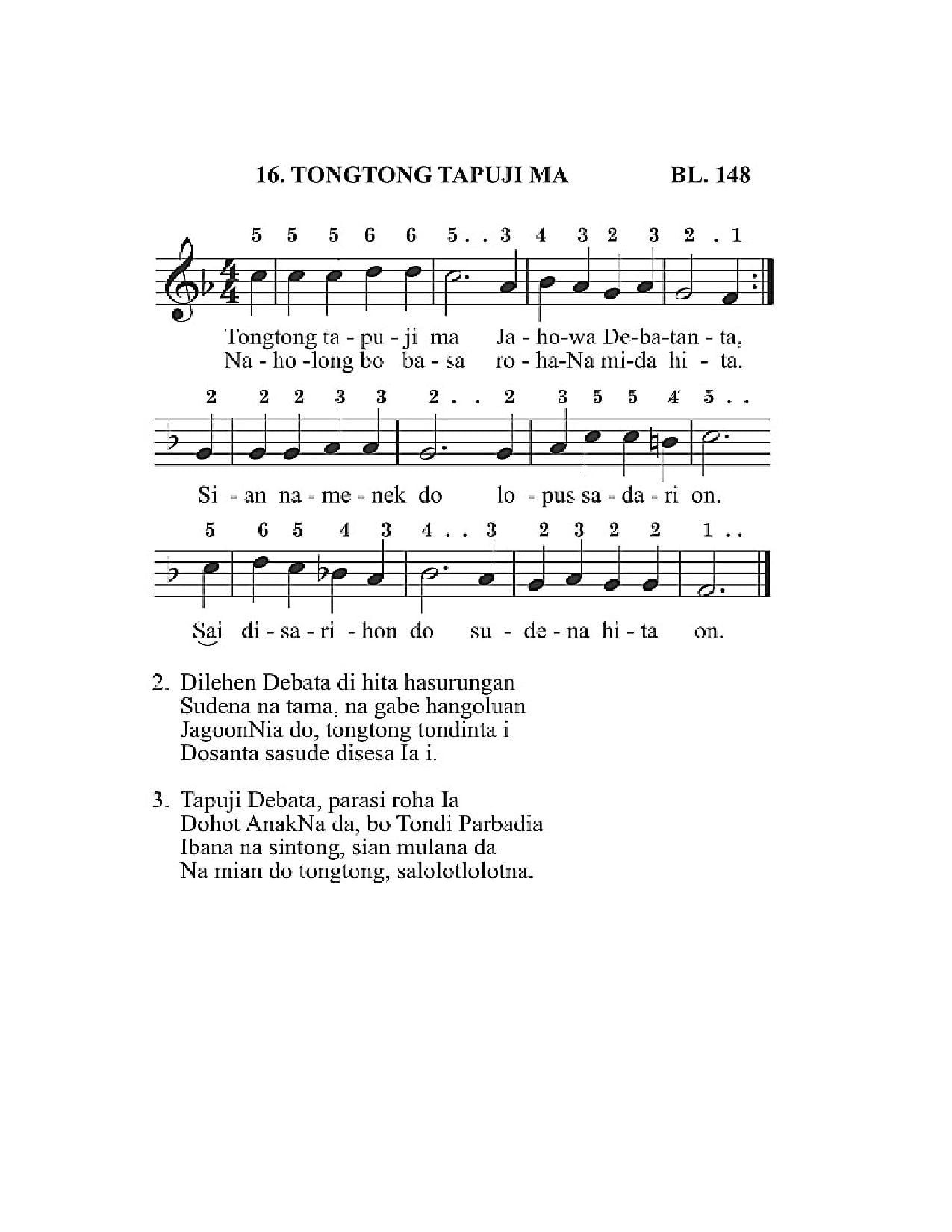 BEAM NO 16 TONGTONG TAPUJI MA