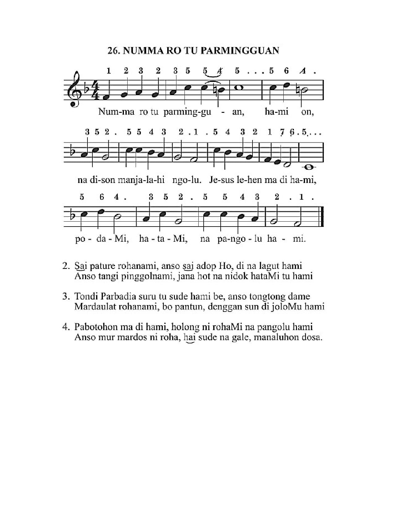 BEAM NO 26 HALELUYA ARI MINGGU 