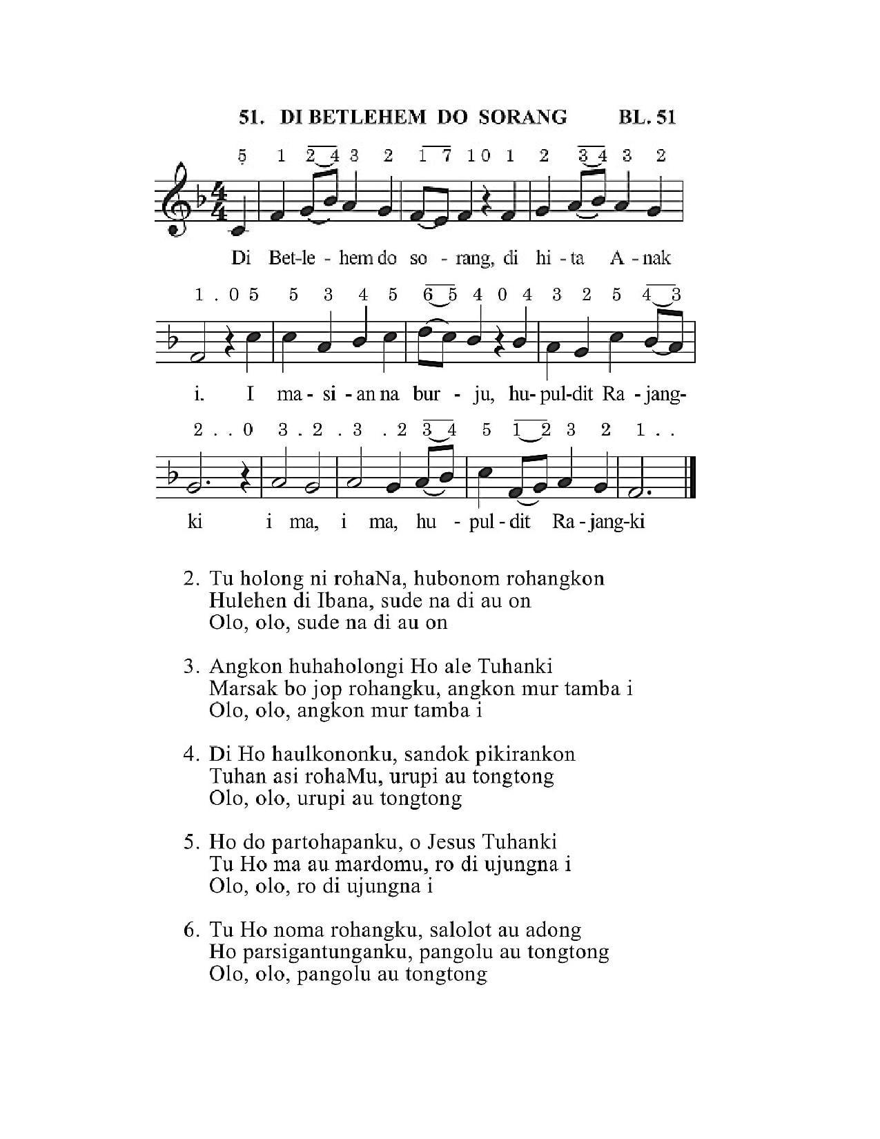 BEAM 51 DI BETLEHEM DO SORANG