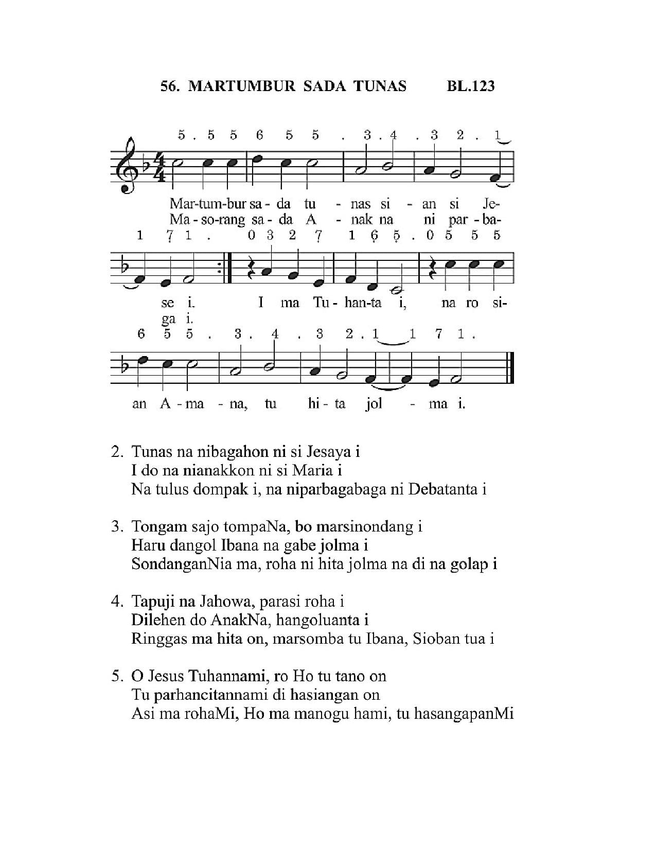 BEAM 56 MARTUMBUR SADA TUNAS 