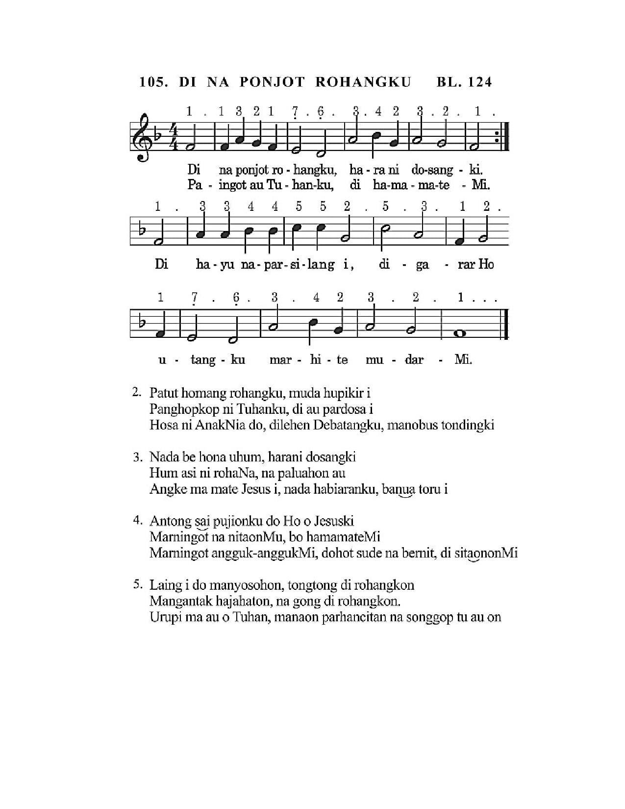 BEAM 105 DI NA PONJOT ROHANGKU