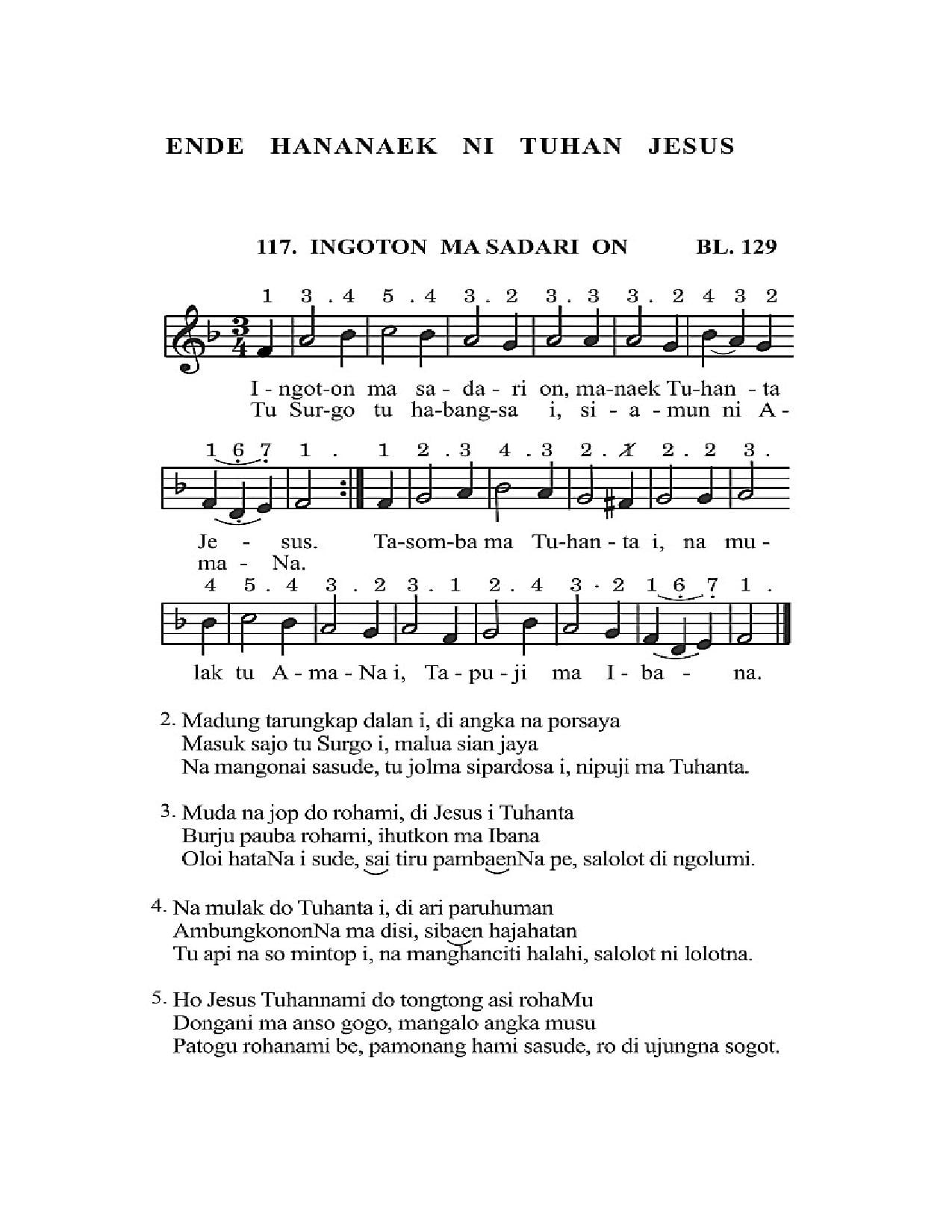 BEAM 117 INGOTON MA SADARI ON