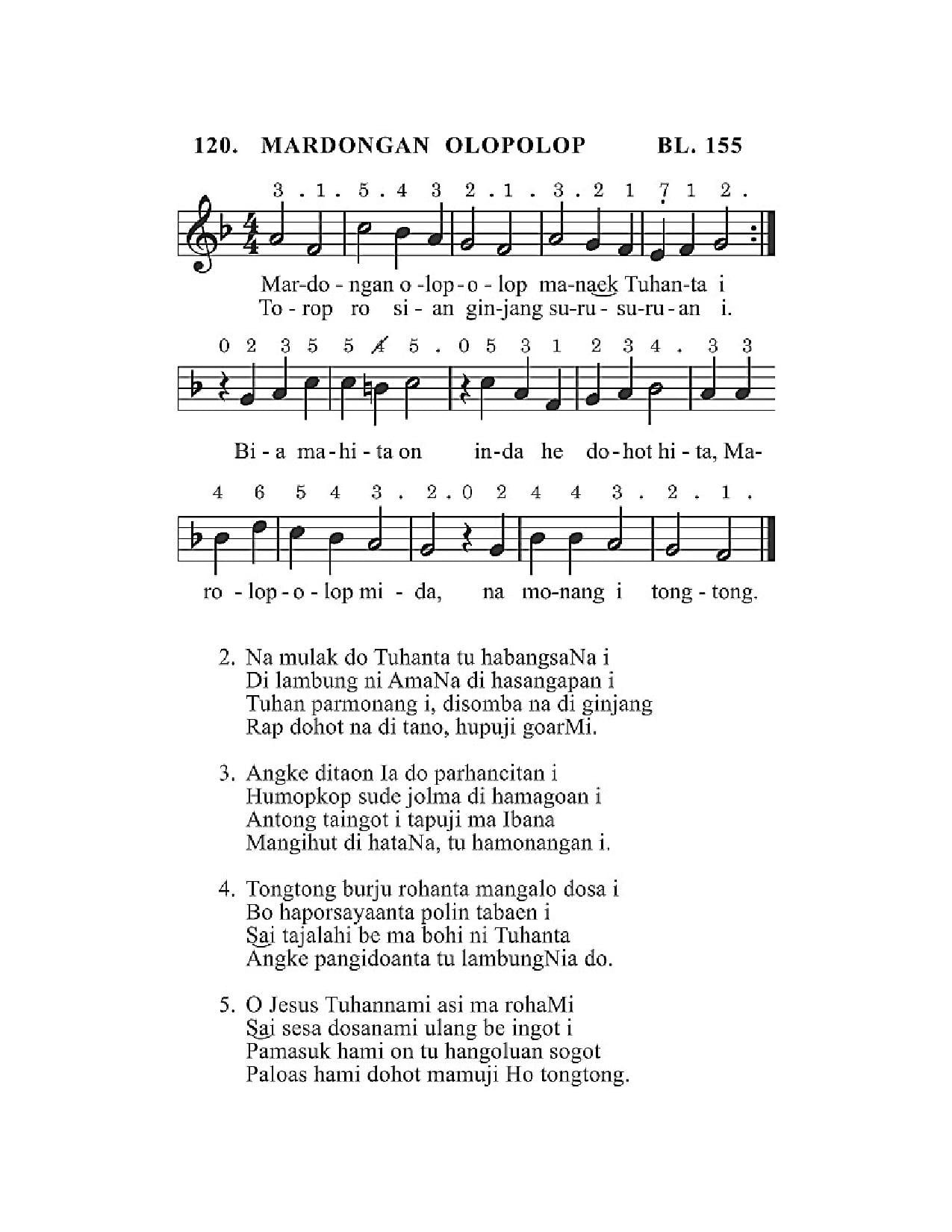 BEAM 120 MARDONGAN OLOPOLOP