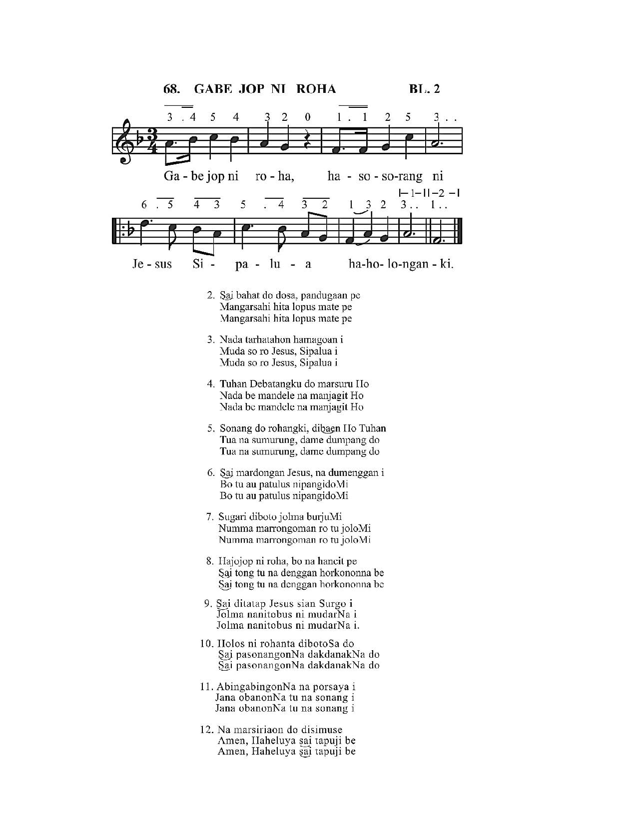 BEAM 68 GABE JOP NI ROHA