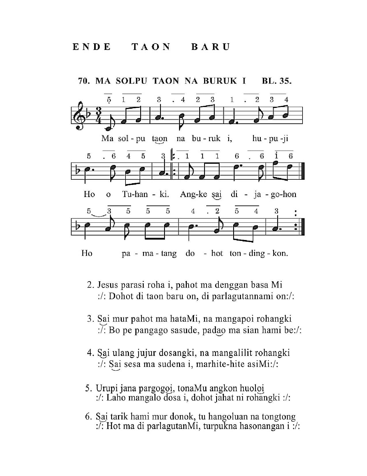 BEAM 70 MASALPU TAON NA BURUK I