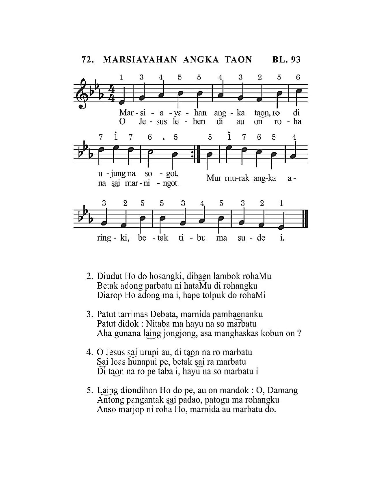 BEAM 72 MARSIAYAHAN ANGKA TAON