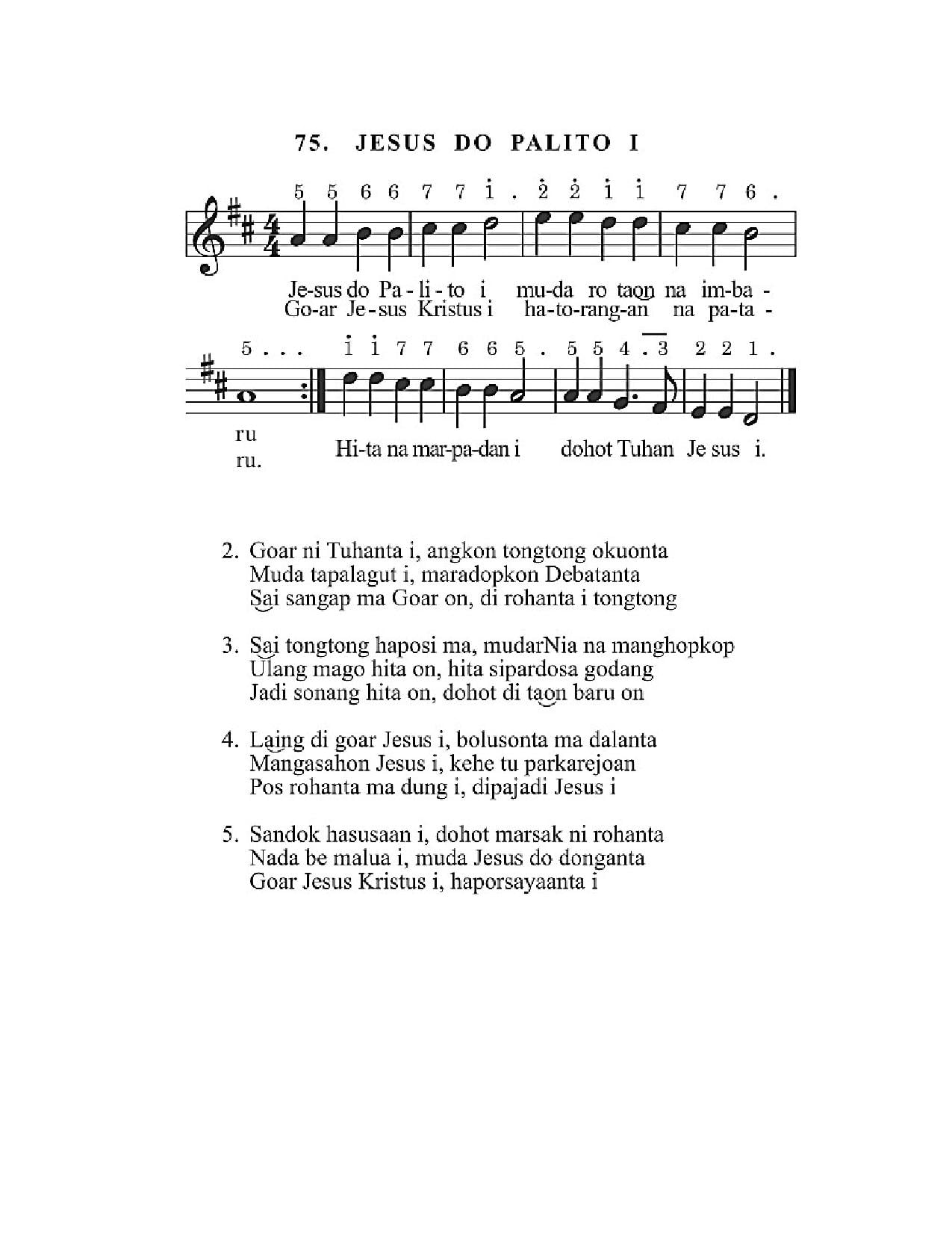 BEAM 75 JESUS DO PALITO I