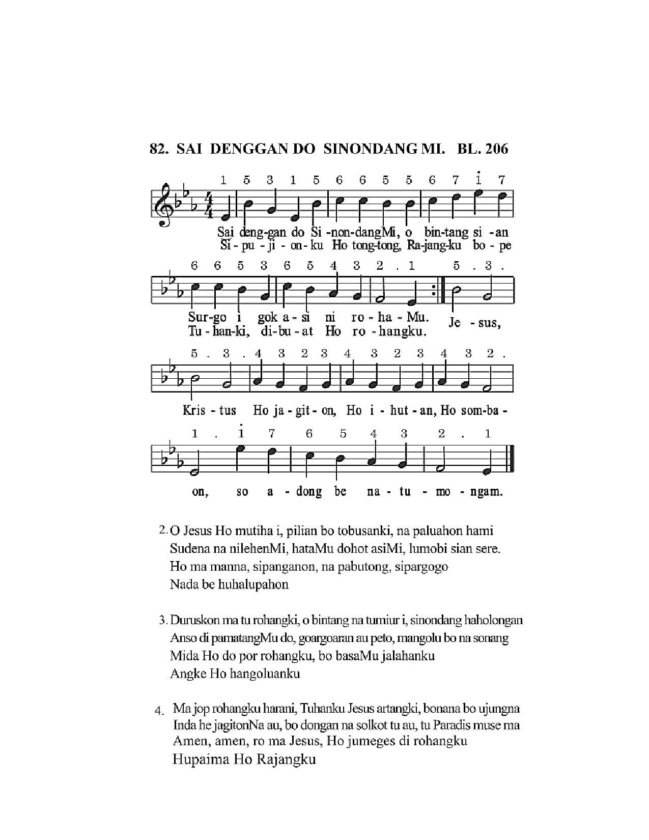 BEAM 82 SAI DENGGAN DO SINONDANG MI