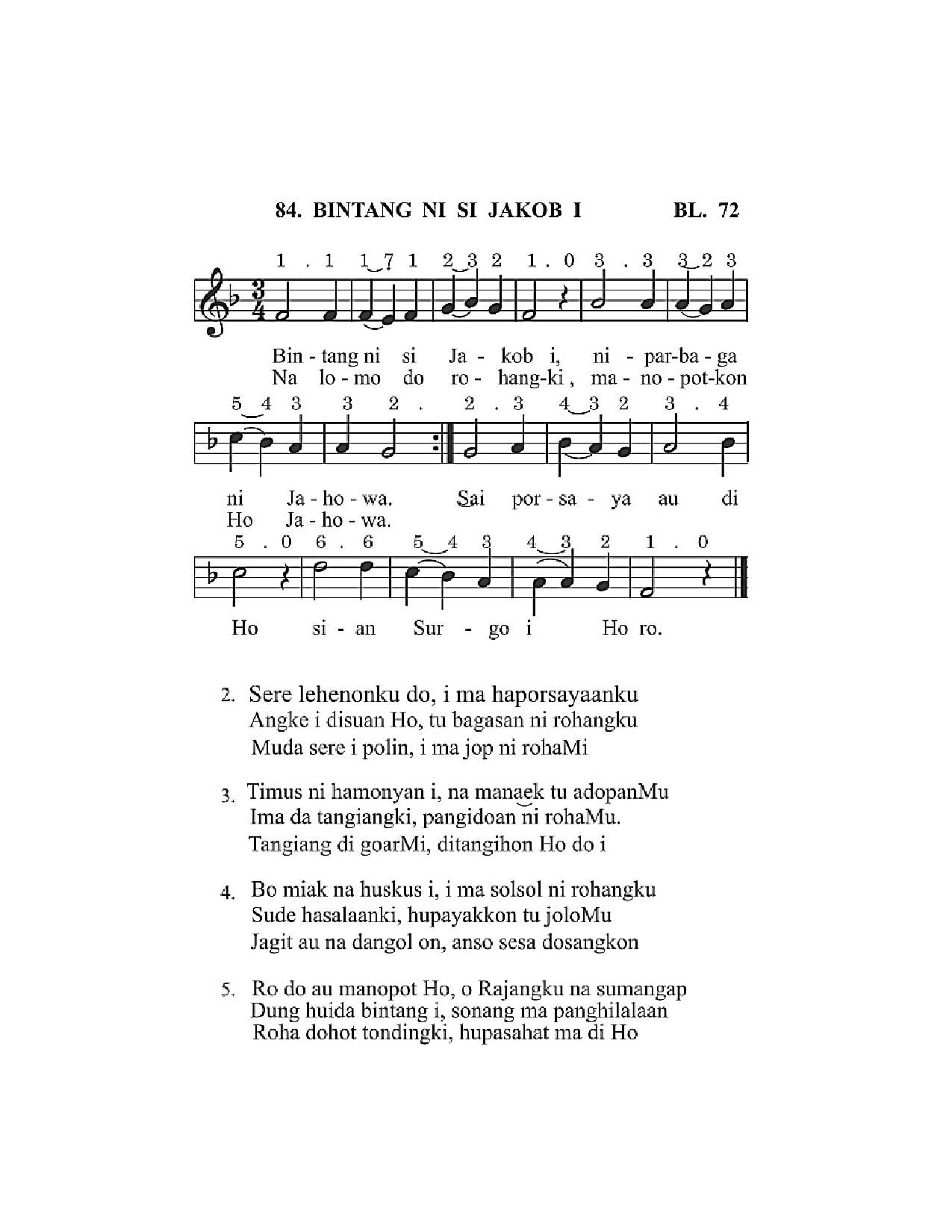 BEAM 084 BINTANG NI SI JAKOB I