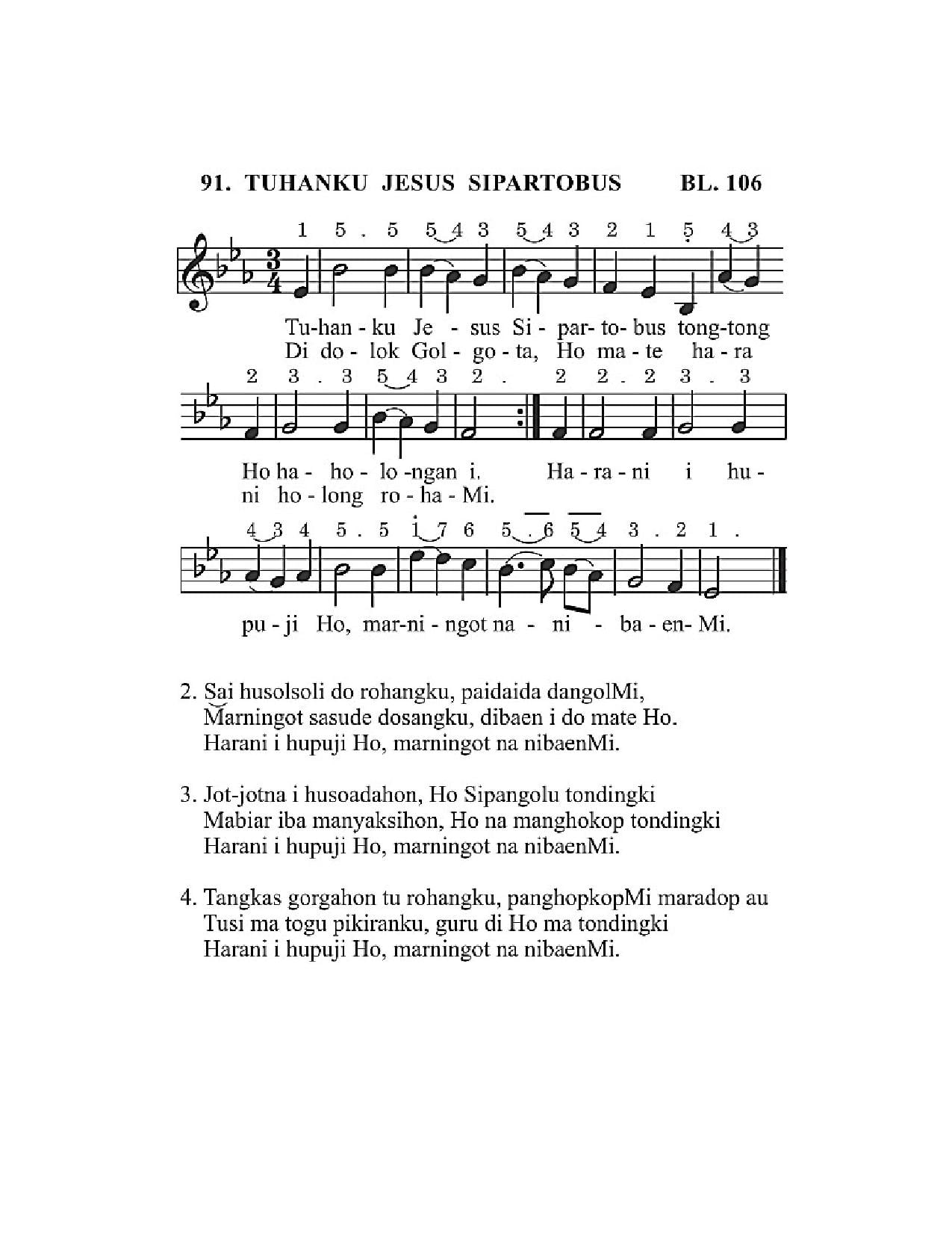 BEAM 91 TUHANKU  JESUS  SIPARTOBUS